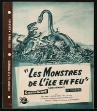3m216 DINOSAURUS French pressbook 1961 great different images of prehistoric monsters!