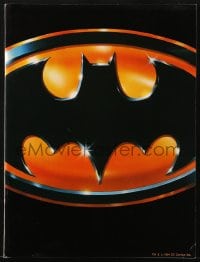 3m438 BATMAN Japanese program 1989 directed by Tim Burton, Jack Nicholson, Michael Keaton