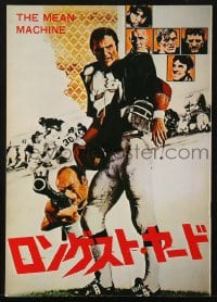 3m544 LONGEST YARD Japanese program 1975 Robert Aldrich, Burt Reynolds, The Mean Machine!