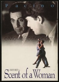3m592 SCENT OF A WOMAN Japanese program 1993 great images of blind Al Pacino & Chris O'Donnell!