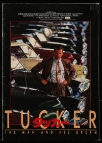3m628 TUCKER: THE MAN & HIS DREAM Japanese program 1988 Francis Ford Coppola, Jeff Bridges, cars!