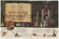 3m129 SONG OF THE SOUTH 2pg magazine ad 1946 Walt Disney, Ruth Warrick, Bobby Driscoll, Luana Patten