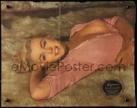 3m086 MARILYN MONROE magazine page 1950 smile of a rising star & her buoyant charm by John Florea!