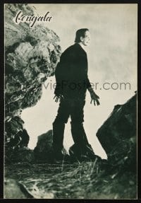 3m156 FRANKENSTEIN Spanish pressbook R1966 cool different images of Boris Karloff as the monster!