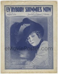 3m300 EV'RYBODY SHIMMIES NOW sheet music 1918 sung w/great success by an unrecognizable Mae West!