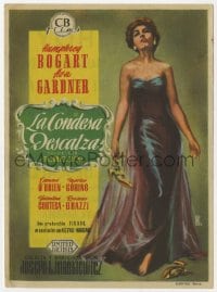 3m666 BAREFOOT CONTESSA Spanish herald 1956 great full-length Alejandro art of sexy Ava Gardner!