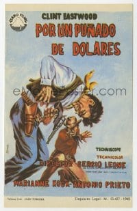 3m732 FISTFUL OF DOLLARS Spanish herald 1965 Sergio Leone, Clint Eastwood, different Gunnard art!