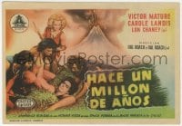 3m866 ONE MILLION B.C. 1pg Spanish herald 1945 different art of caveman Victor Mature & Landis!