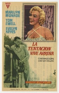 3m916 SEVEN YEAR ITCH Spanish herald 1963 Billy Wilder, different image of sexy Marilyn Monroe!