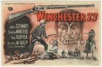 3m991 WINCHESTER '73 Spanish herald 1950 James Stewart, Shelley Winters, different rifle art!