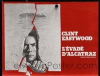 3m221 ESCAPE FROM ALCATRAZ French pressbook 1979 cool artwork of Clint Eastwood by Birney Lettick!