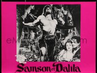 3m253 SAMSON & DELILAH French pressbook R1970s Hedy Lamarr, Victor Mature, Cecil B. DeMille classic!