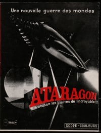 3m197 ATRAGON French pressbook 1965 Kaitei Gunkan, most fantastic science shocker ever filmed!