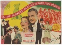 3m655 AFTER THE THIN MAN 4pg Spanish herald 1940 William Powell, Myrna Loy & Asta the dog too!
