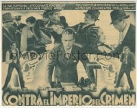 3m754 G-MEN 4pg Spanish herald 1935 James Cagney, Ann Dvorak & Margaret Lindsay, different!