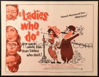 3p841 LADIES WHO DO 1/2sh 1963 Robert Morley knows they are more fun than ladies who don't!