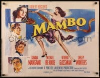 3p858 MAMBO 1/2sh 1954 art of top stars including Michael Rennie & full-length sexy Silvana Mangano!