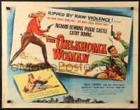 3p890 OKLAHOMA WOMAN 1/2sh 1956 AIP bad girl, no man could tame her, no man could forget her!