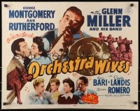 3p897 ORCHESTRA WIVES 1/2sh R1954 great close up of Glenn Miller playing trombone, sexy ladies!