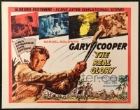 3p915 REAL GLORY 1/2sh R1955 Gary Cooper, the story of a U.S. Army doctor's adventures!