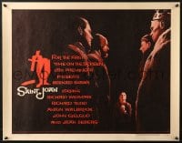 3p920 SAINT JOAN style B 1/2sh 1957 Joan of Arc, directed by Otto Preminger, Saul Bass, ultra-rare!