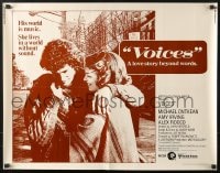 3p981 VOICES 1/2sh 1979 musician Michael Ontkean loves deaf Amy Irving, who wants to be a dancer!
