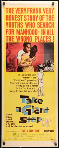 3p249 TAKE A GIANT STEP insert 1960 Ruby Dee, story of the youths who search for their manhood!