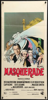 3p387 HONEY POT Italian locandina 1967 different art of Rex Harrison, Susan Hayward & cast!