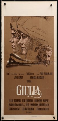 3p398 JULIA Italian locandina 1978 completely different artwork of Jane Fonda & Vanessa Redgrave!