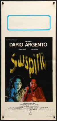 3p473 SUSPIRIA Italian locandina 1977 classic Dario Argento horror, yellow title style, Almoz art!