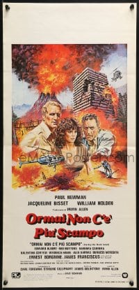 3p495 WHEN TIME RAN OUT Italian locandina 1980 Newman, William Holden & Jacqueline Bisset