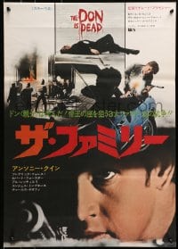 3p546 DON IS DEAD Japanese 1974 Anthony Quinn, Frederic Forrest, Robert Forster, different image!
