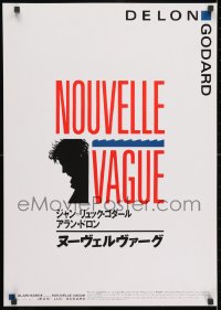 3p622 NEW WAVE Japanese 1990 Jean-Luc Godard's Nouvelle Vague, Alain Delon, cool image!