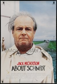3r601 ABOUT SCHMIDT 1sh 2002 Alexander Payne directed, great Jack Nicholson image!