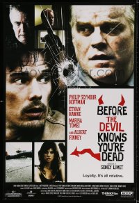 3r132 BEFORE THE DEVIL KNOWS YOU'RE DEAD 27x40 video poster 2007 Philip Seymour Hoffman, Ethan Hawke