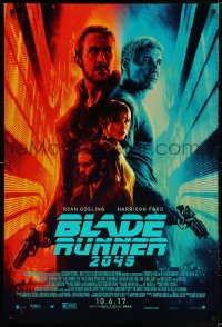3r642 BLADE RUNNER 2049 advance DS 1sh 2017 great montage image with Harrison Ford & Ryan Gosling!