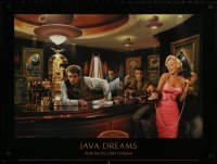 3r172 CHRIS CONSANI 24x32 commercial poster 1999 Monroe, Elvis, Dean, Java Dreams, color version!