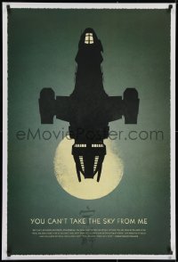 3r180 FIREFLY 27x40 commercial poster 2012 Joss Whedon, cool art of spacecraft by Jeff Halsey!