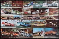 3r183 FUNNY CARS 1972 22x33 commercial poster 1972 photos by drag strip cameraman Steve Reyes!