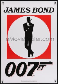 3r191 JAMES BOND 007 27x39 Dutch commercial poster 1999 cool classic silhouette of secret agent!