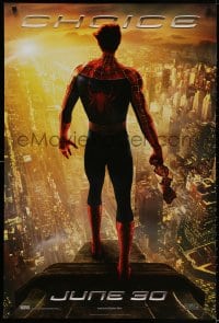 3r214 SPIDER-MAN 2 DS 27x40 German commercial poster 2004 Maguire in the title role, Choice!