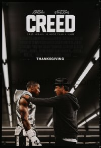 3r667 CREED advance DS 1sh 2015 image of Sylvester Stallone as Rocky Balboa with Michael Jordan!