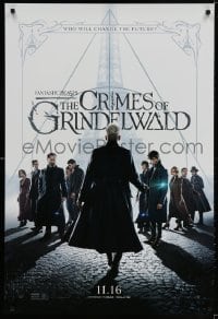 3r699 FANTASTIC BEASTS: THE CRIMES OF GRINDELWALD teaser DS 1sh 2018 who will change the future?