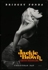 3r783 JACKIE BROWN teaser 1sh 1997 Quentin Tarantino, profile portrait of sexy Bridget Fonda!