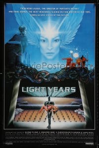 3r805 LIGHT YEARS 1sh 1986 Rene Laloux & Harvey Weinstein's Gandahar, written by Isaac Asimov!