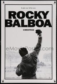 3r892 ROCKY BALBOA teaser DS 1sh 2006 boxing, director & star Sylvester Stallone w/fist in air!