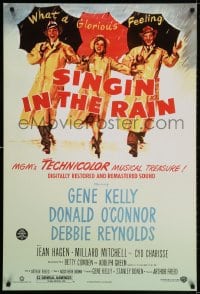 3r908 SINGIN' IN THE RAIN DS 1sh R2000 Gene Kelly, Donald O'Connor, Debbie Reynolds, classic!