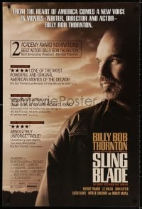 3r913 SLING BLADE 1sh 1996 star & director Billy Bob Thornton, many reviews!