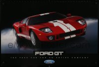 3r508 FORD 2-sided 24x36 poster 1990s great image of the fabulous GT pace car in white and red!