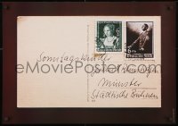3r437 SONNTAGS KINDER 24x33 German stage poster 1980s Matthies art of postcard, Hitler stamp!